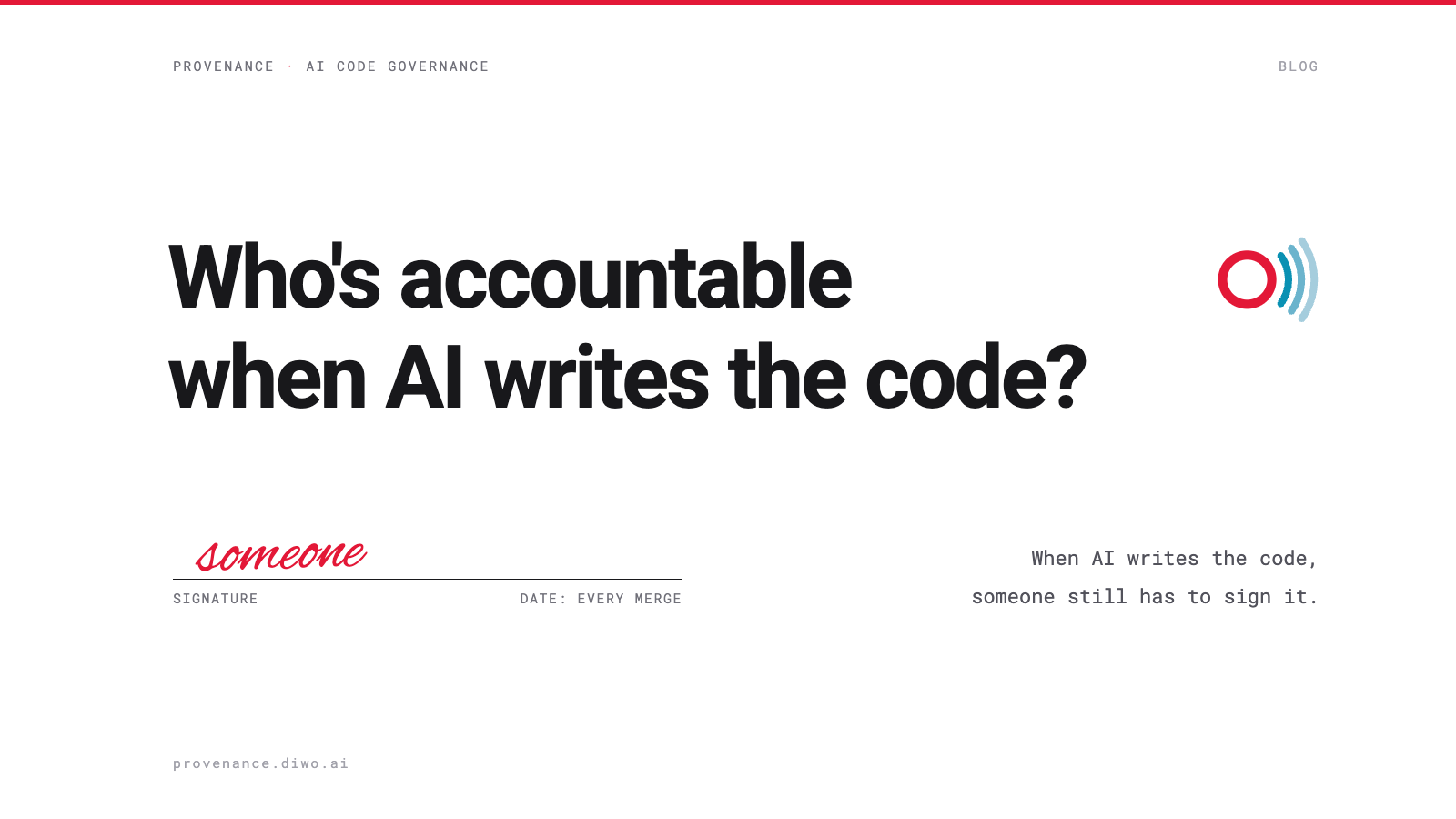 Who's Accountable When AI Writes the Code?