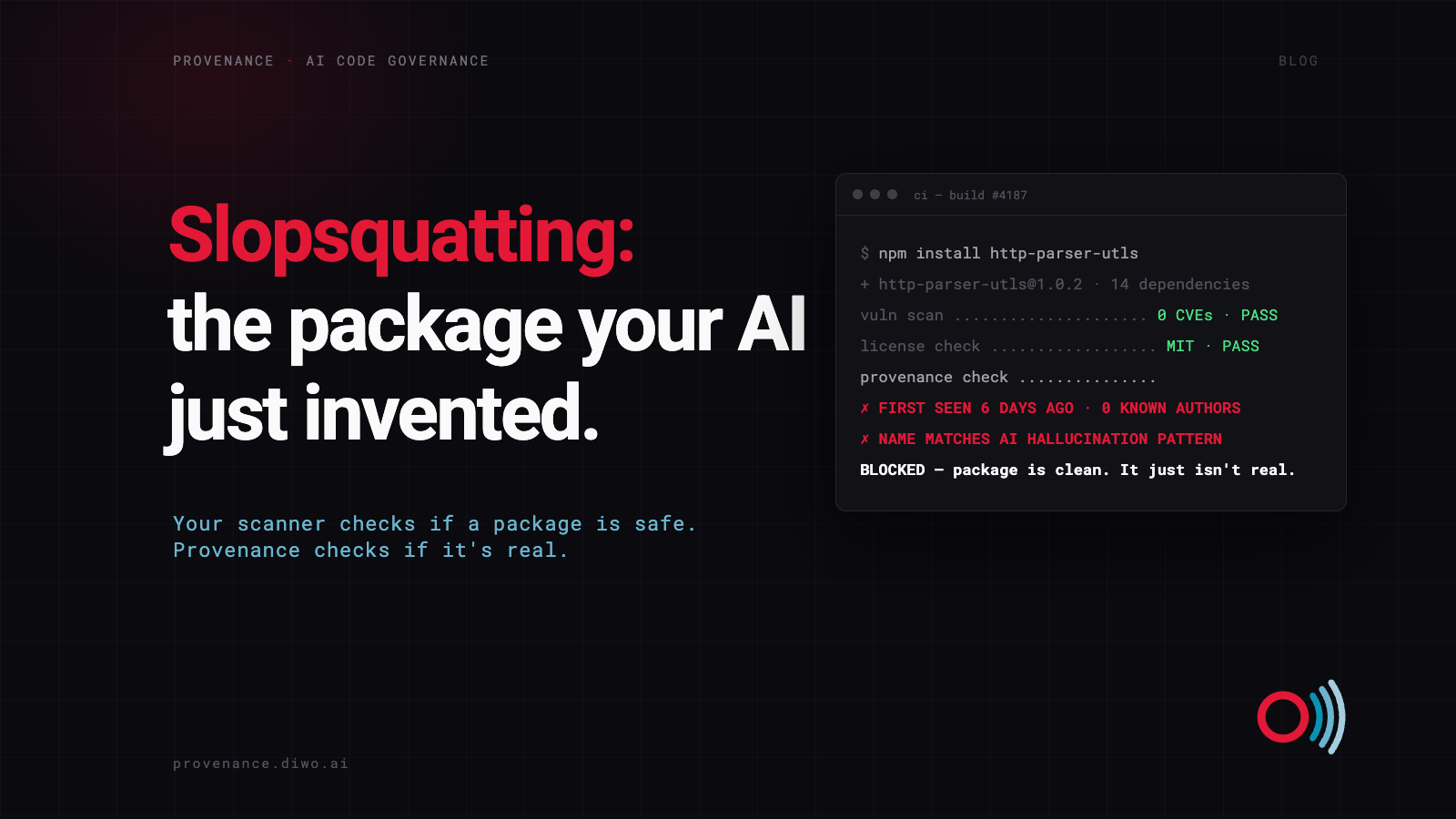 Slopsquatting: The Supply-Chain Attack Your AI Agent Invites In